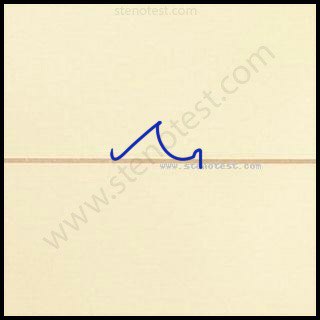 Stenography pattern for We have tried