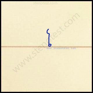 Stenography pattern for That it has