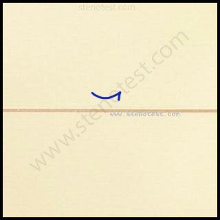 Stenography pattern for In the
