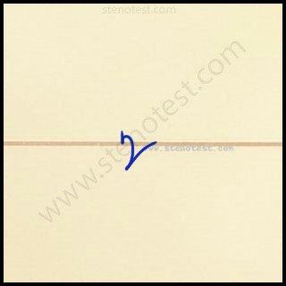 Stenography pattern for But there are