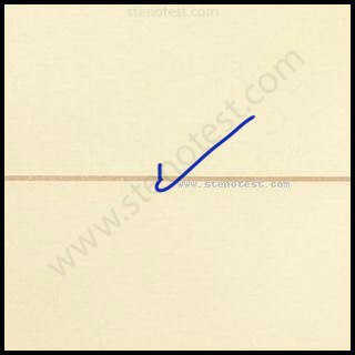 Stenography pattern for But we are