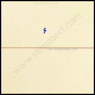 Stenography pattern for With the