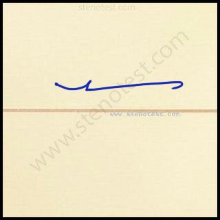 Stenography pattern for In the country