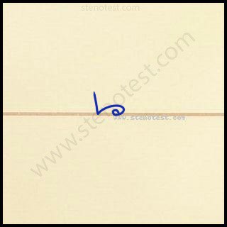 Stenography pattern for It means