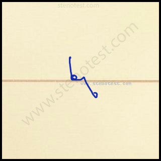 Stenography pattern for It is not possible