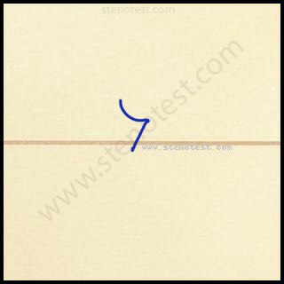 Stenography pattern for For which