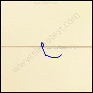 Stenography pattern for Is being