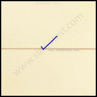 Stenography pattern for To our