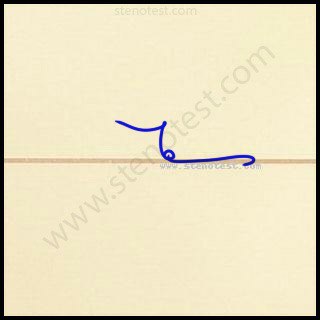 Stenography pattern for In this country