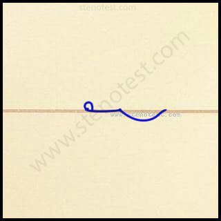 Stenography pattern for Is going