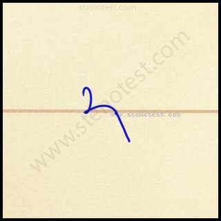 Stenography pattern for There may be
