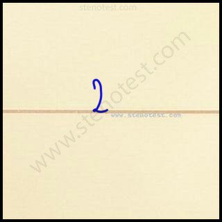 Stenography pattern for There not