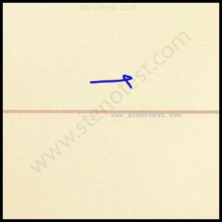 Stenography pattern for Because of