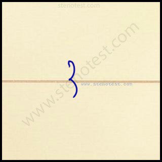 Stenography pattern for There was