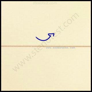 Stenography pattern for In regard to