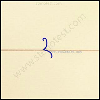 Stenography pattern for There were