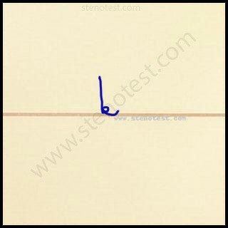 Stenography pattern for It is not