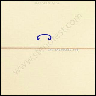 Stenography pattern for More than