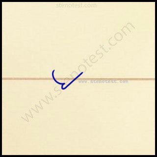 Stenography pattern for If we