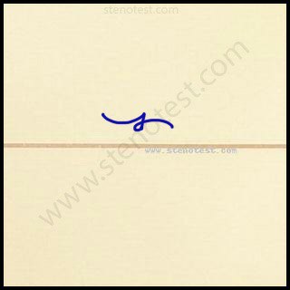 Stenography pattern for In the same