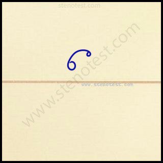 Stenography pattern for As well as