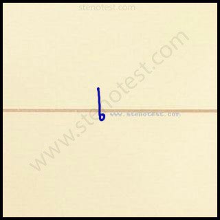 Stenography pattern for It has