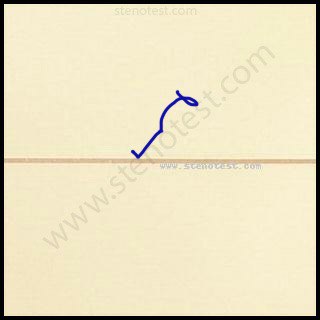 Stenography pattern for To realise the