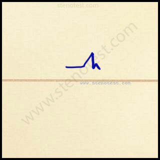 Stenography pattern for Carried out