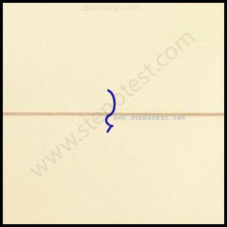 Stenography pattern for So that the