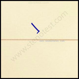Stenography pattern for By the