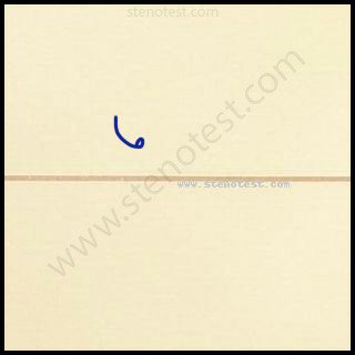 Stenography pattern for For us