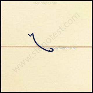 Stenography pattern for I venture