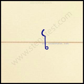Stenography pattern for That it is