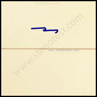 Stenography pattern for Again and again