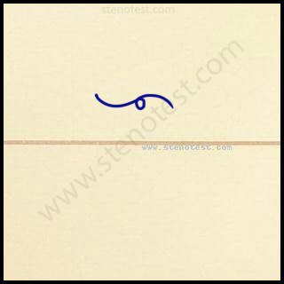 Stenography pattern for In some