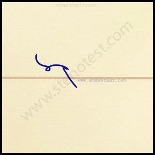 Stenography pattern for For example