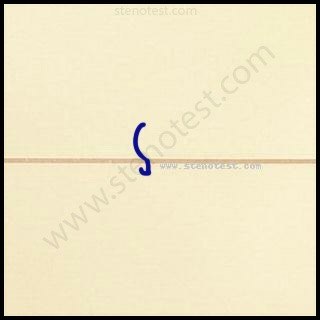 Stenography pattern for They do not
