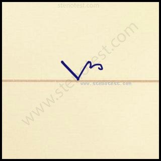Stenography pattern for Borne in mind