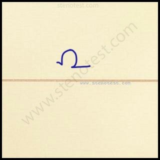 Stenography pattern for Also like