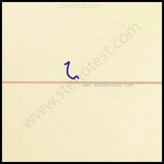 Stenography pattern for And thank you