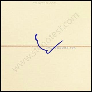 Stenography pattern for That if we