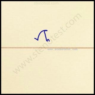 Stenography pattern for I will tell you