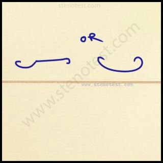 Stenography pattern for In our country