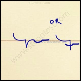 Stenography pattern for Effect long ago