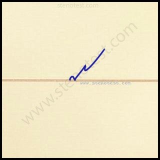 Stenography pattern for You are aware