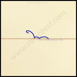 Stenography pattern for From time to time