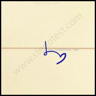 Stenography pattern for It is my pleasure