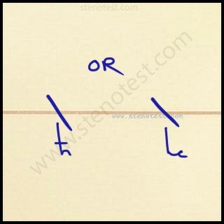 Stenography pattern for To be continued
