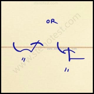 Stenography pattern for Bhim rao Ambedkar