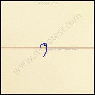 Stenography pattern for Let us see